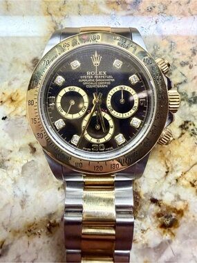 Rolex Daytona with diamonds